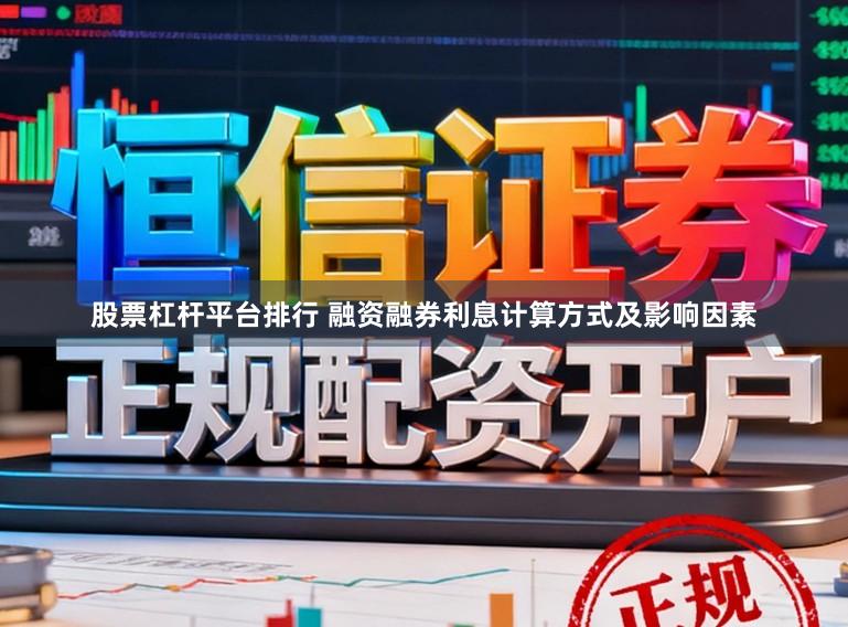 股票杠杆平台排行 融资融券利息计算方式及影响因素