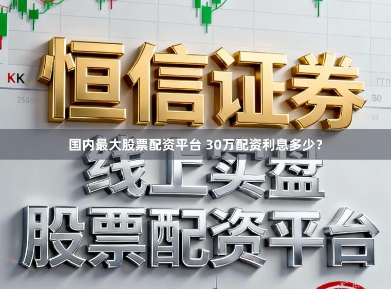 国内最大股票配资平台 30万配资利息多少？